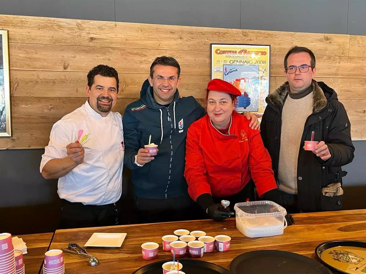 Alla Coppa del Mondo il Gelato dedicato alle Olimpiadi